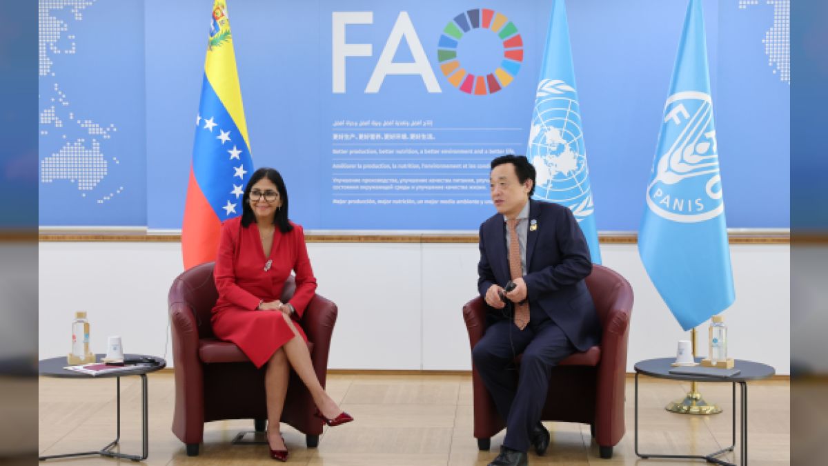 President Rodríguez: We ask FAO for technical cooperation to strengthen the Venezuela Alimenta Plan