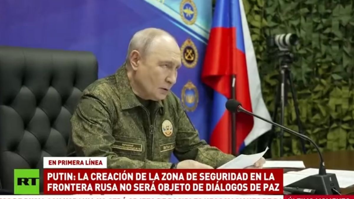 Russia: President Putin visits command post in the area of the special military operation