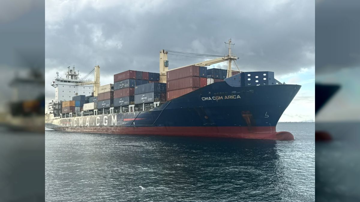 Nueva Esparta: BOLIPUERTOS attended to the arrival of a ship with more than 180 containers in the port of El Guamache